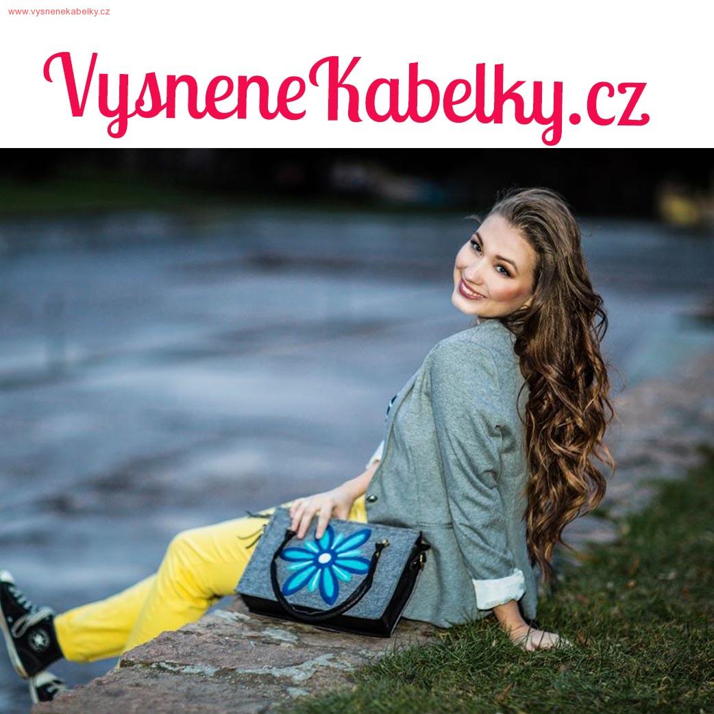 Kabelka Crossbody - Lady na tm. šedé