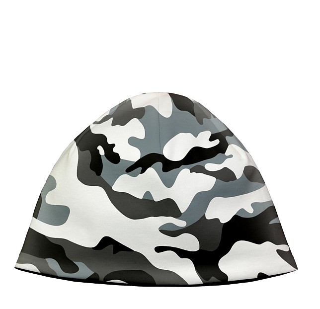 Čepice dámská - Maskáč černý bez bambule